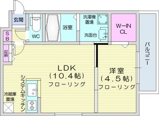 ブランシャール札幌STATIONの物件間取画像